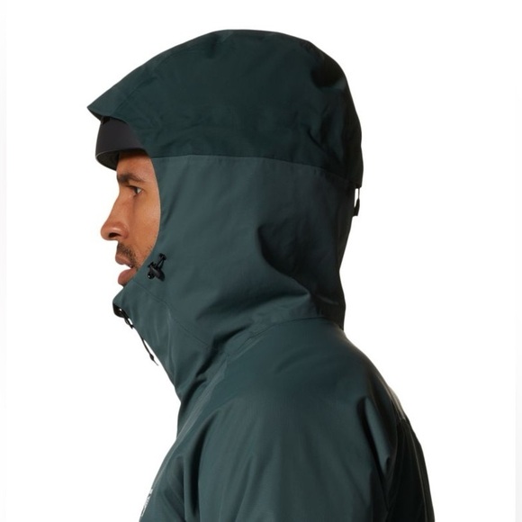 [L]Mountain Hardwear Men's Dark Green Performance Jacket - Picture 2 of 6